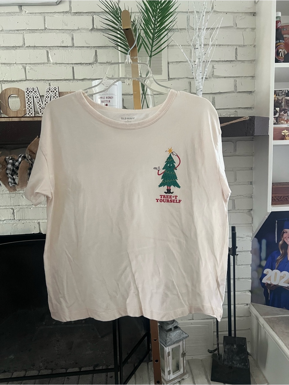 Old Navy Holiday Tree Graphic Tee